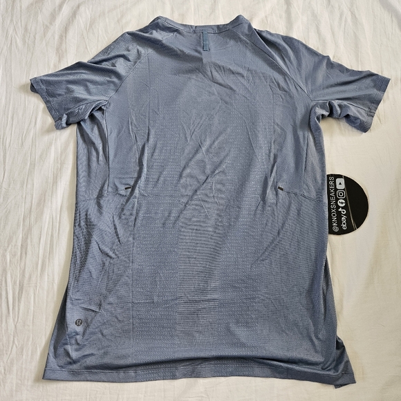 Lululemon License to Train Short Sleeve *Elite, UTYB/CHBY Blue Men's Size XLarge - Picture 6 of 10